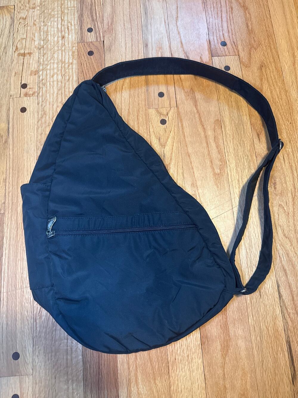 AmeriBag Healthy Back Bag Lrg Nylon Ergonomic Sling Crossbody Travel Backpack